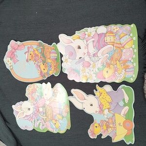 Vintage Easter Paper Wall Hangings